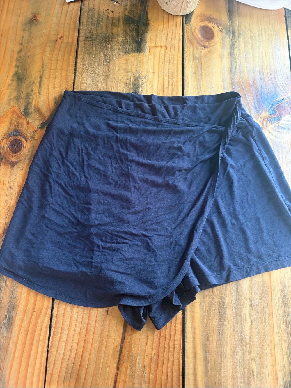 Athleta Black Wrap Skort